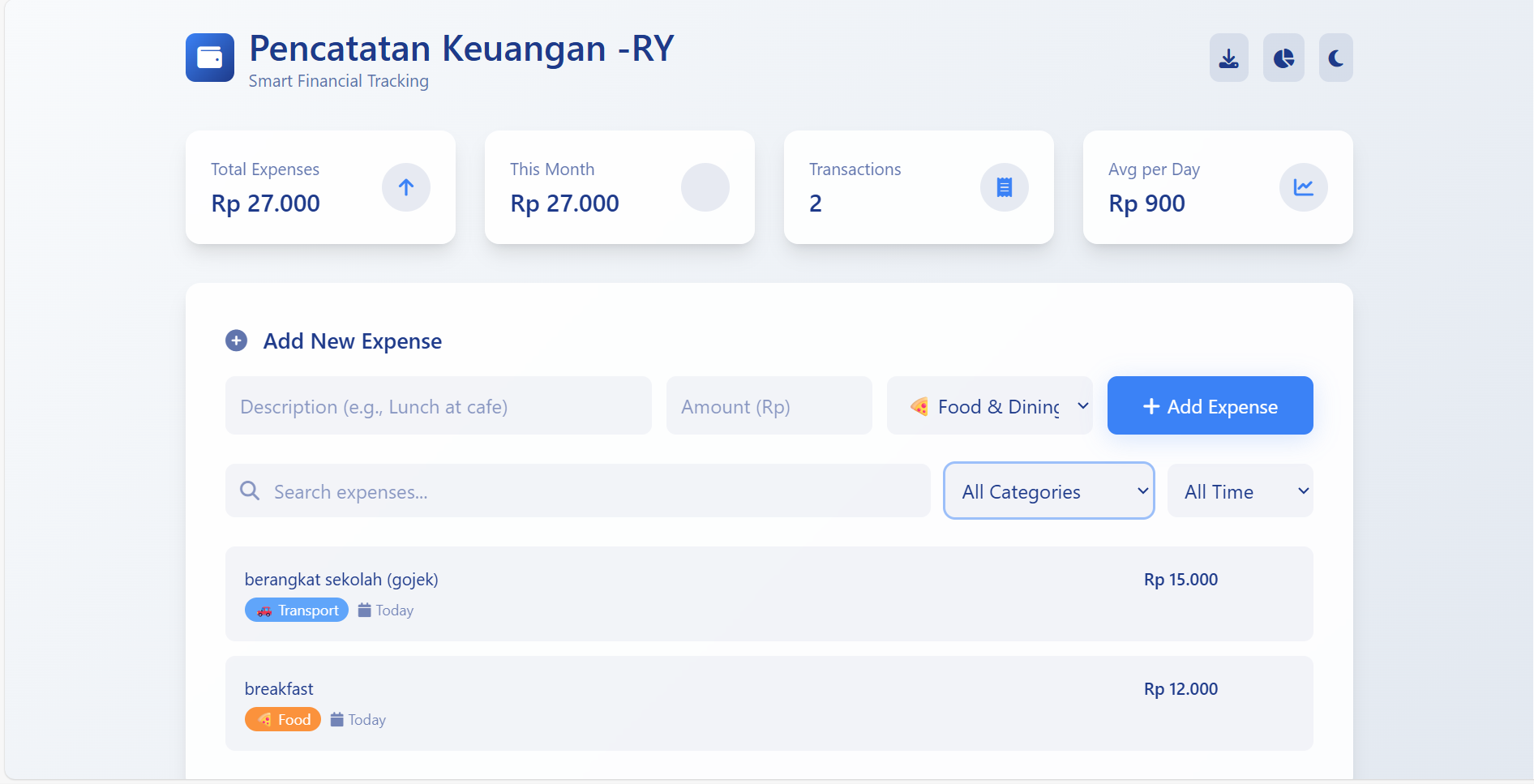 Pencatatan Keuangan